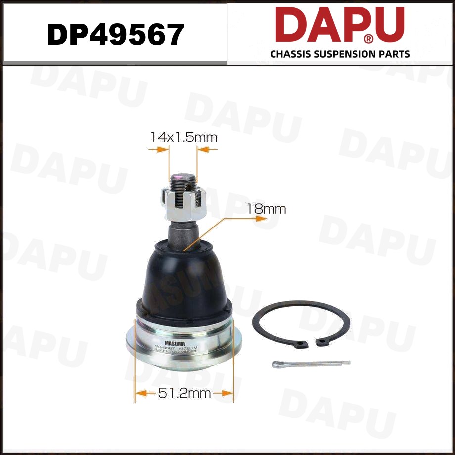 DP49567 Ball Joint — DAPU AUTO PARTS