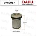 DP80087 Rubber Parts — DAPU AUTO PARTS